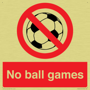 No Ball Games
